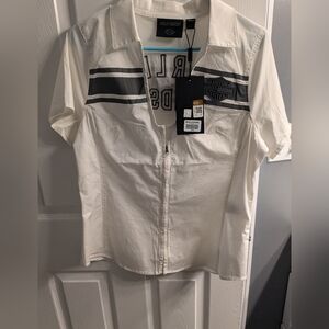 Harley Davidson Women's zip up shirt